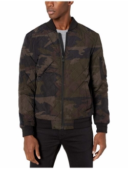 Men's Quilted Bomber Jacket