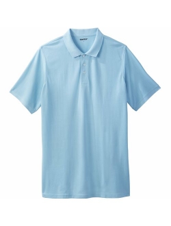 KingSize Men's Big and Tall Longer-Length Pique Polo Shirt