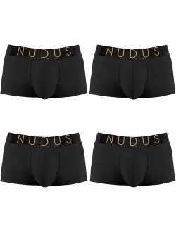 NUDUS Men's Cotton Underwear 4-Multipack Gift Box Briefs - Trunks - Boxer Briefs