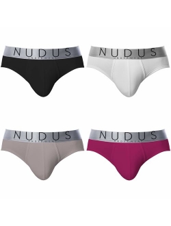 NUDUS Men's Cotton Underwear 4-Multipack Gift Box Briefs - Trunks - Boxer Briefs