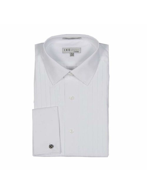 Ike Behar Tuxedo Shirt in White