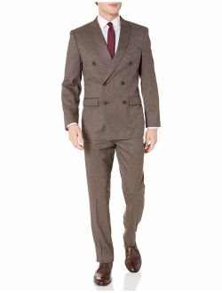 Men's Two Piece Finished Bottom Slim Fit Suit