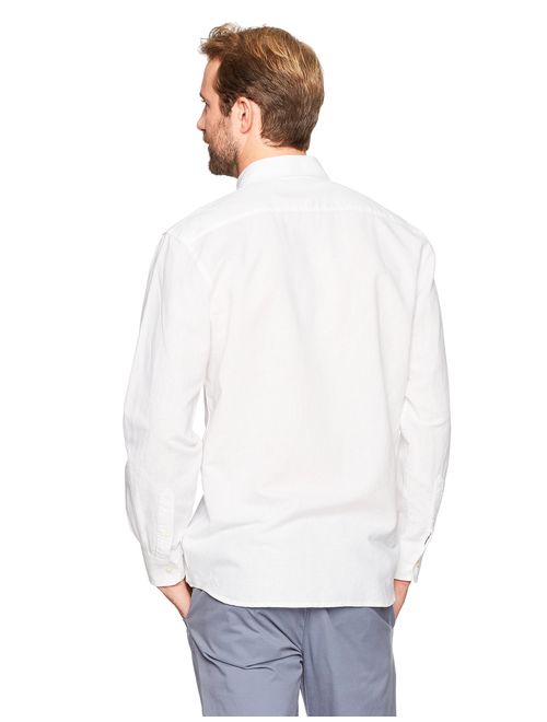 Isle Bay Linens Men's Standard-Fit Long Sleeve Casual Shirt