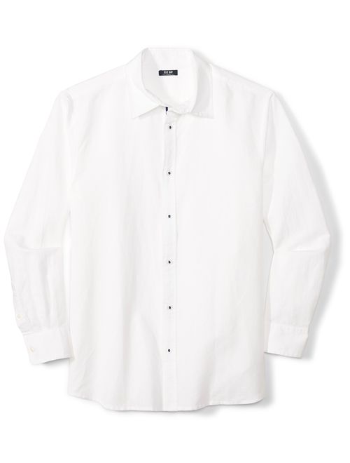 Isle Bay Linens Men's Standard-Fit Long Sleeve Casual Shirt