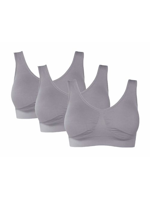 Hiking Gril Women's Comfort Workout Sports Bra Low-Impact Activity Sleep Bras