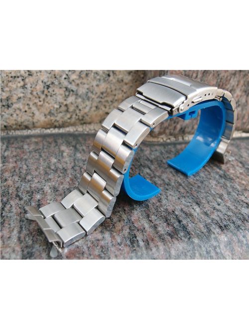 22mm Solid Stainless Steel Oyster Replacement Bracelet for Scuba SKX031