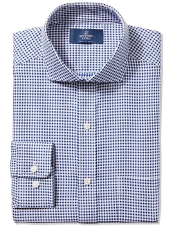 Amazon Brand - BUTTONED DOWN Men's Classic Fit Check Dress Shirt, Supima Cotton Non-Iron