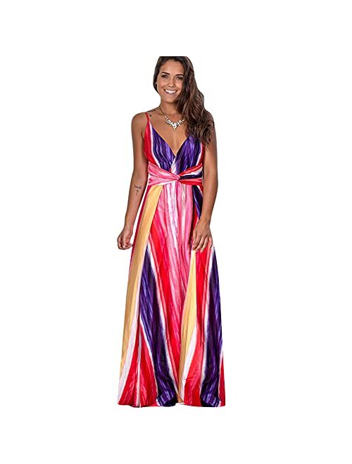 Women Evening Long Maxi Gradient Ombre Dress Convertible Transformer Wedding Party Cocktail Homecoming Gown