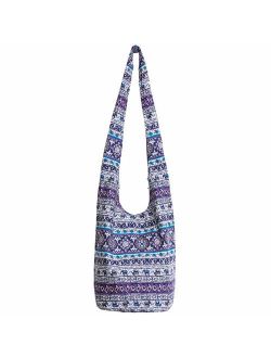 Ethnic Style Bag Lady's Everyday Crossbody Shoulder Bags Women Tourist Cotton Fabric Bag