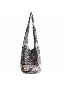 Ethnic Style Bag Lady's Everyday Crossbody Shoulder Bags Women Tourist Cotton Fabric Bag