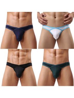 Summer Code Mens Sexy Micro Mesh Briefs Soft Breathable Bulge Pouch Underwear