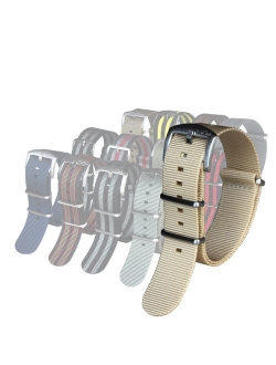 BluShark - The Original Premium Nylon Watch Strap - Multiple Sizes and Styles