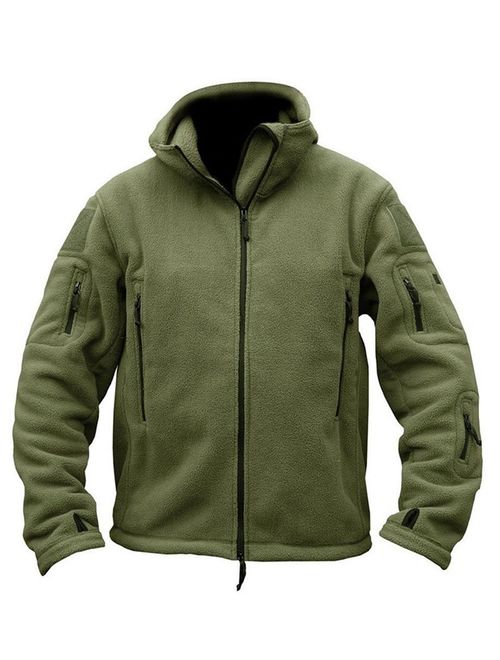 TACVASEN Men's Tactical Fleece Jacket