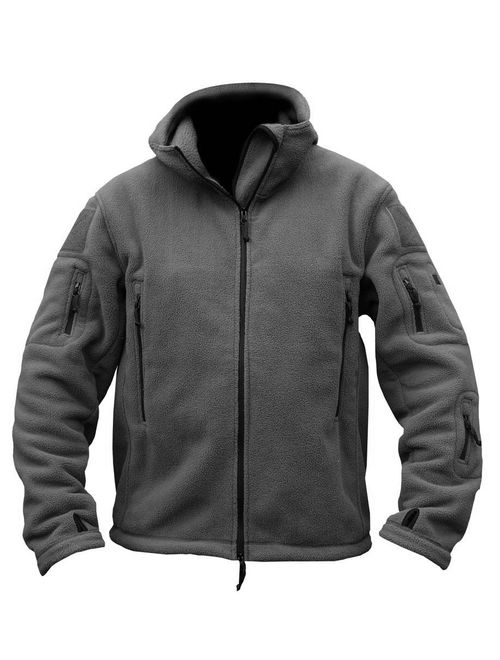 TACVASEN Men's Tactical Fleece Jacket