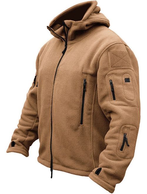 TACVASEN Men's Tactical Fleece Jacket