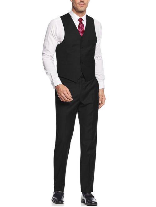 Salvatore Exte Mens Suit Vested Three Piece Blazer Jacket Dress Vest Plus Pants