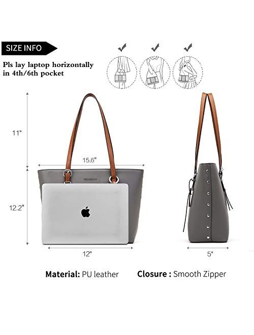 designer tote with zipper