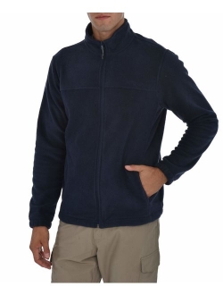 Swiss Alps Mens Full Zip Performance Polar Fleece Jacket Sweatshirt with Pockets