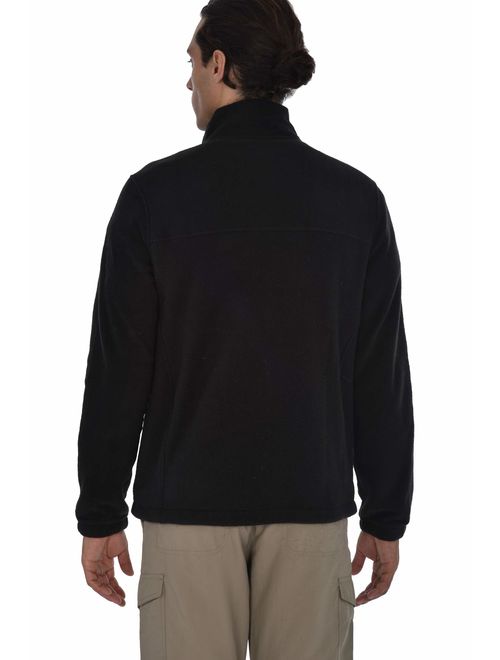 Swiss Alps Mens Full Zip Performance Polar Fleece Jacket Sweatshirt with Pockets