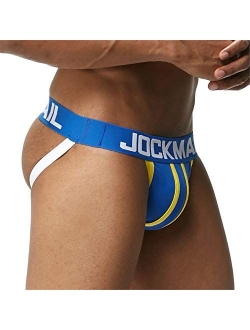 JOCKMAIL Mens Sexy Underwear Sexy Bikini Jockstrap Underwear for Men G-String Thong