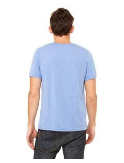 Bella + Canvas Mens 3.4 oz. Triblend T-Shirt (3413C) Blue Trblnd s