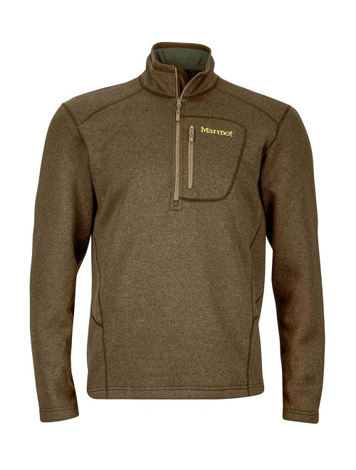 Marmot Men's Drop Line 1/2 Zip Pullover Lightweight 100-Weight Sweater Fleece Jacket