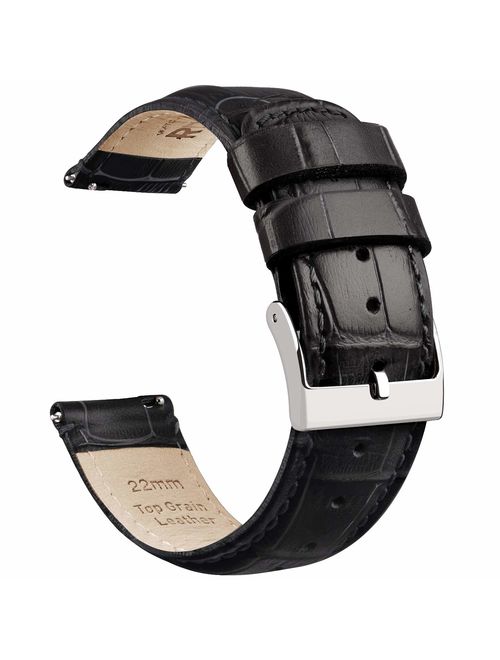 Ritche Quick Release Leather Watch Bands Genuine Leather Watch Strap 18mm, 20mm or 22mm for Men and Women