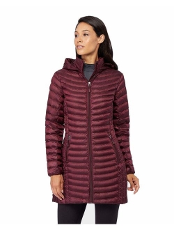 Womens Ultra-Light Down Long Packable Jacket