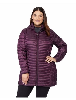 Womens Ultra-Light Down Long Packable Jacket