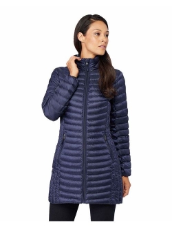 Womens Ultra-Light Down Long Packable Jacket