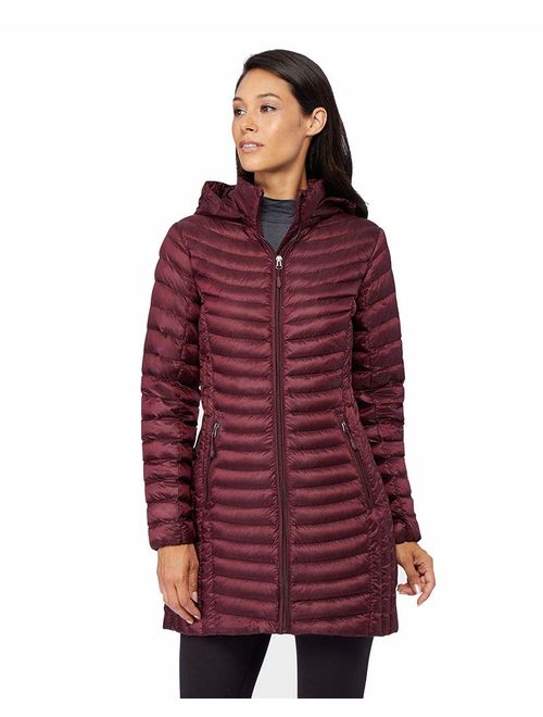 32 DEGREES Womens Ultra-Light Down Long Packable Jacket