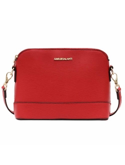 Crossbody Bags for Women, Lightweight Medium Dome Purses and Handbags with Adjustable Strap and Golden Hardwares