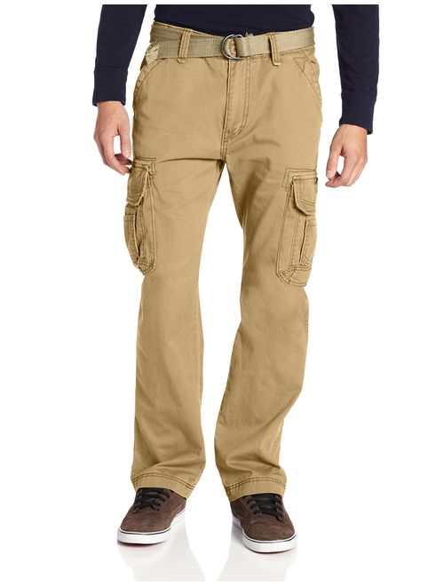 UNIONBAY Black Cotton Solid Cargo Relaxed Fit Pant