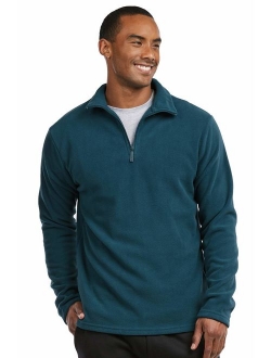 Knocker Men's Polar Fleece Quarter Zip Pullover