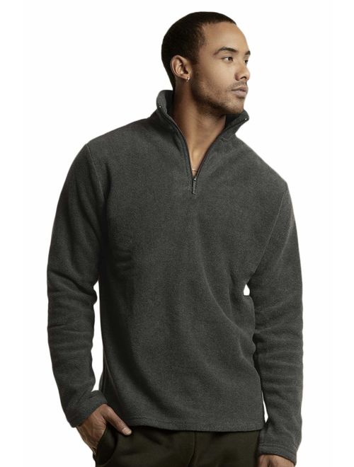 Knocker Men's Polar Fleece Quarter Zip Pullover