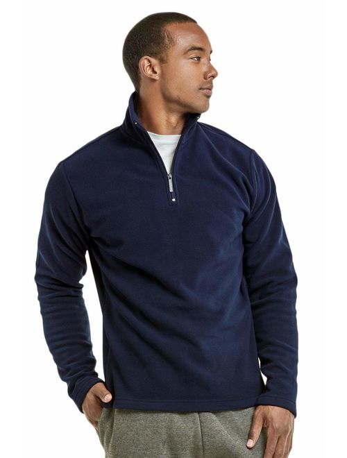 Knocker Men's Polar Fleece Quarter Zip Pullover