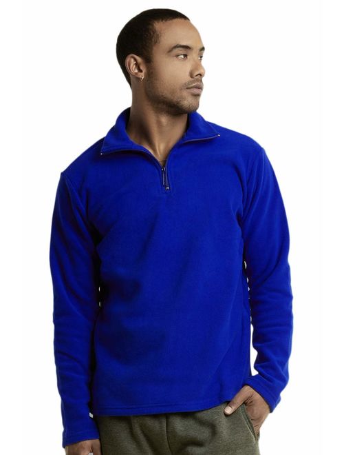 Knocker Men's Polar Fleece Quarter Zip Pullover