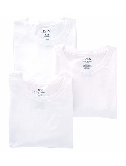 Polo Ralph Lauren Men's Classic Fit w/Wicking 3-Pack Crews