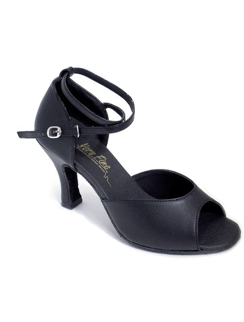 Women's Ballroom Dance Shoes Tango Wedding Salsa Shoes 6012EB Comfortable-Very Fine 2.5" [Bundle of 5]
