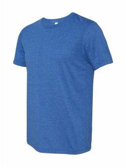 Bella Unisex Triblend Short Sleeve Tee, True Royal Triblend, 3XL