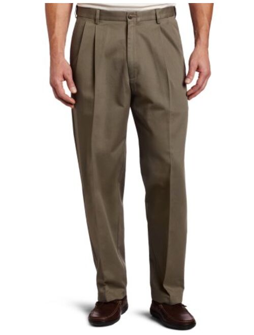 Haggar Men's Work to Weekend Classic Fit Pleat Regular and Big and Tall Sizes