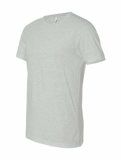 Bella Mens Unisex Triblend Short-Sleeve T-Shirt(3413C)-WHT FLCK TRBLND-2XL