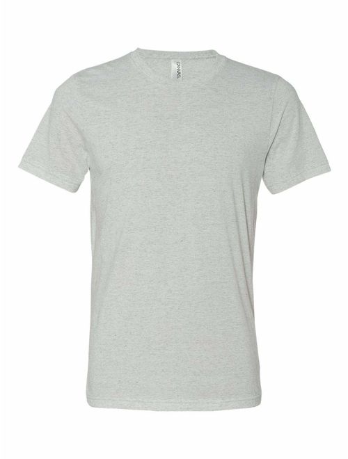 Bella Mens Unisex Triblend Short-Sleeve T-Shirt(3413C)-WHT FLCK TRBLND-2XL