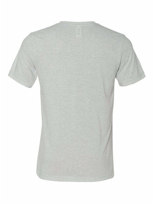 Bella Mens Unisex Triblend Short-Sleeve T-Shirt(3413C)-WHT FLCK TRBLND-2XL