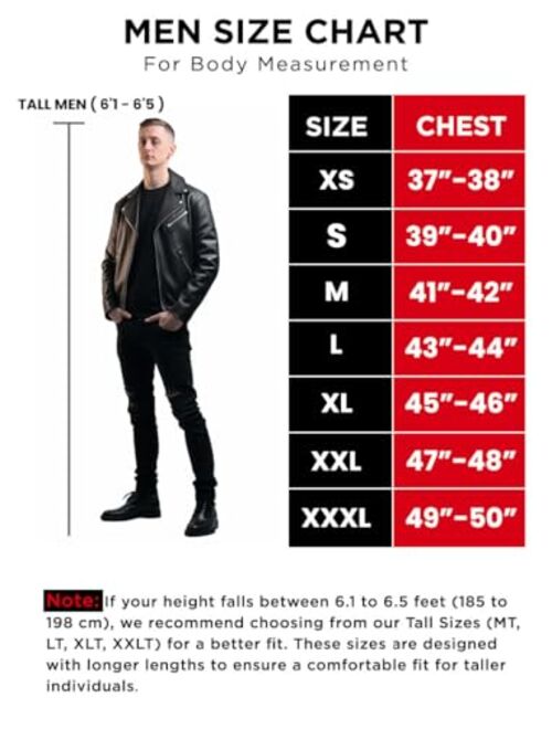 Decrum Leather Coats for Men - Black and Brown Leather Jacket Men