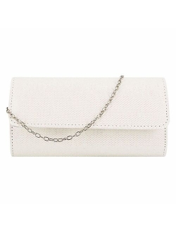 Naimo Flap Dazzling Small Clutch Bag Evening Bag With Detachable Chain