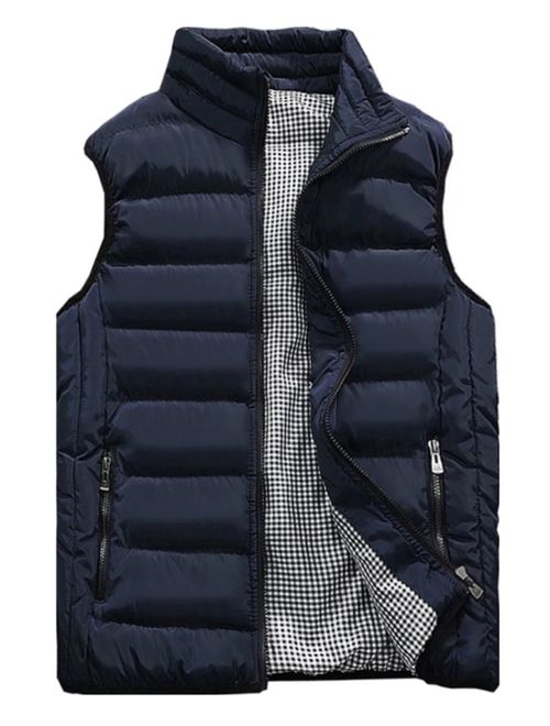 HOW'ON Men's Outdoor Casual Classic Quilted Vest