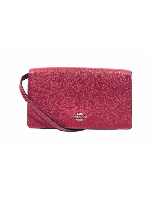 COACH Daisy Print Fold-Over Clutch Crossbody