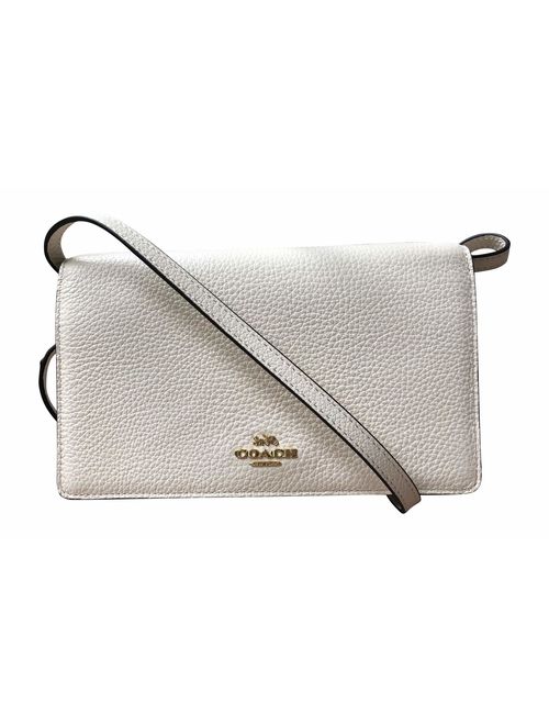 COACH Daisy Print Fold-Over Clutch Crossbody