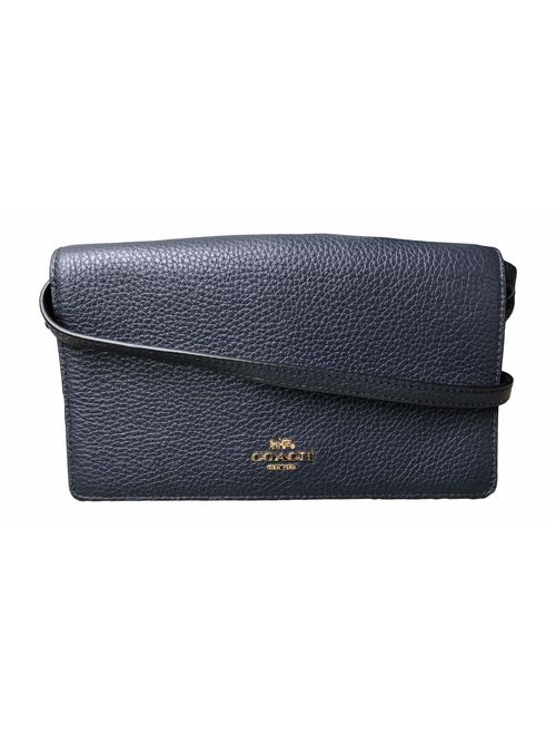 COACH Daisy Print Fold-Over Clutch Crossbody